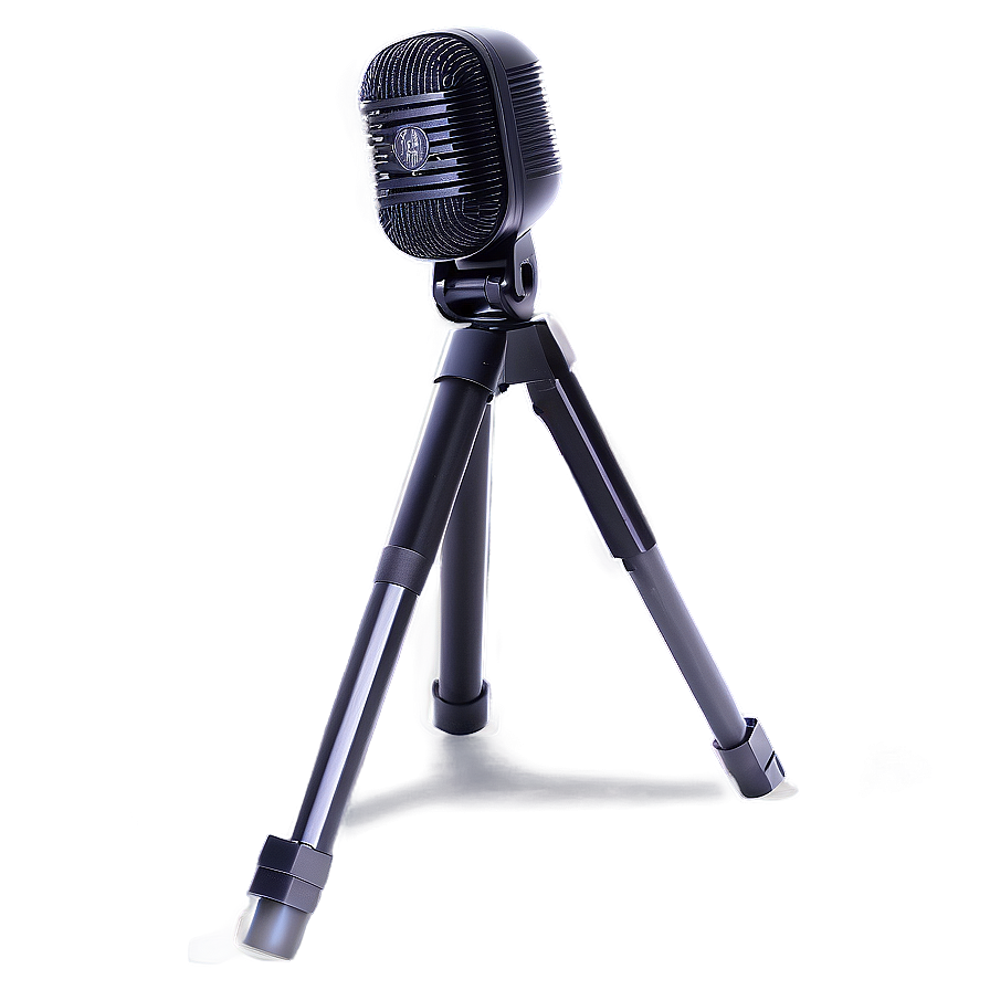 Tripod Base Microphone On Stand Png Dnb64 PNG image