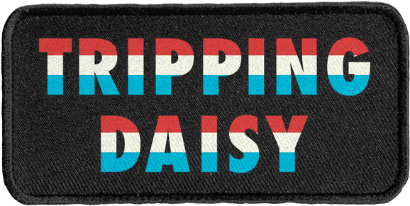 Tripping Daisy Patch PNG image
