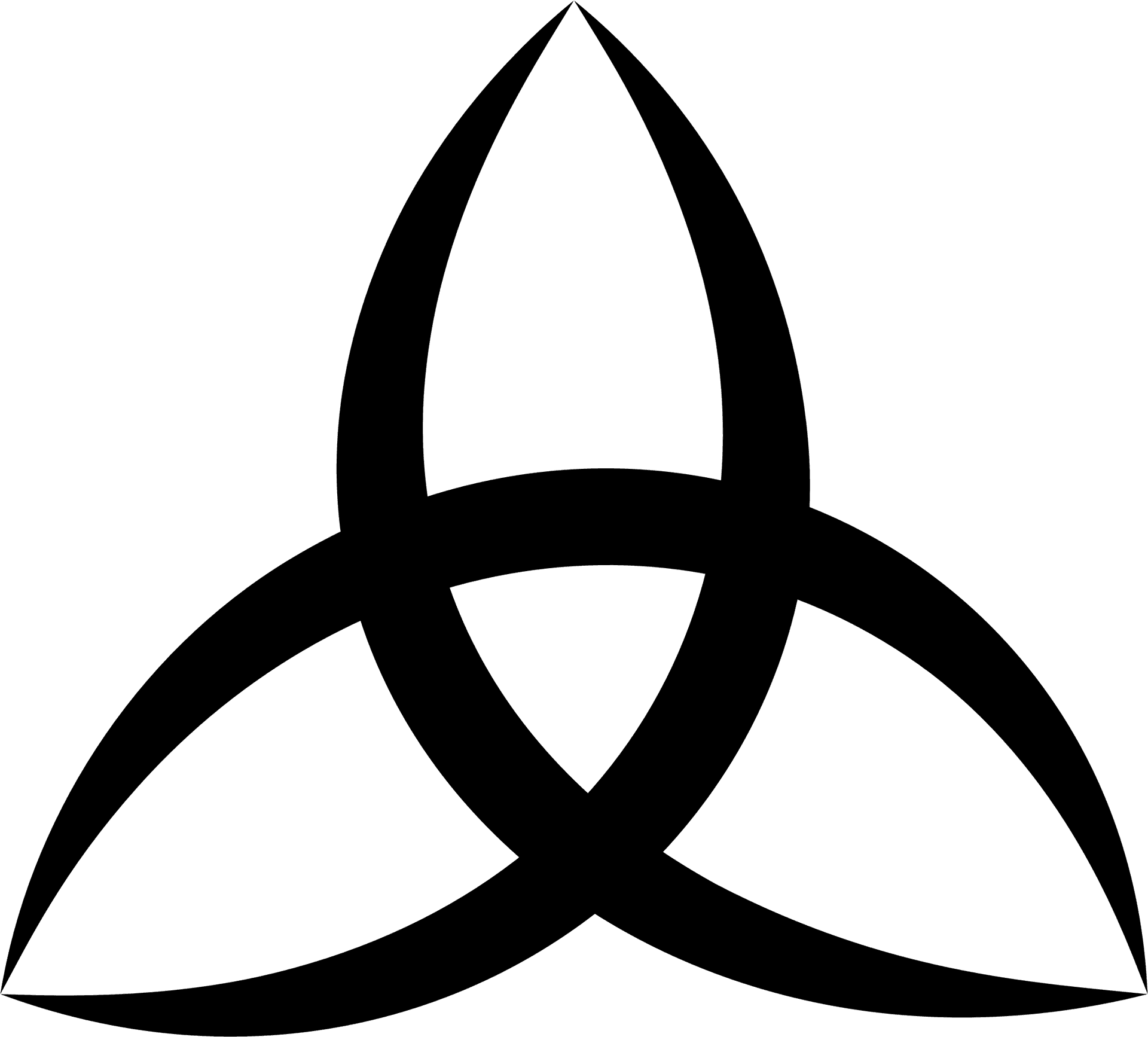 Triquetra Abstract Design PNG image