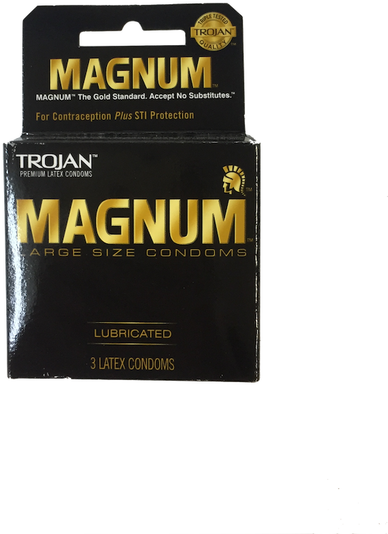 Trojan Magnum Condoms Pack PNG image