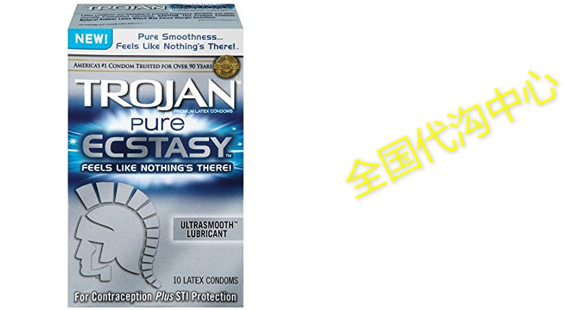 Trojan Pure Ecstasy Condoms Packaging PNG image