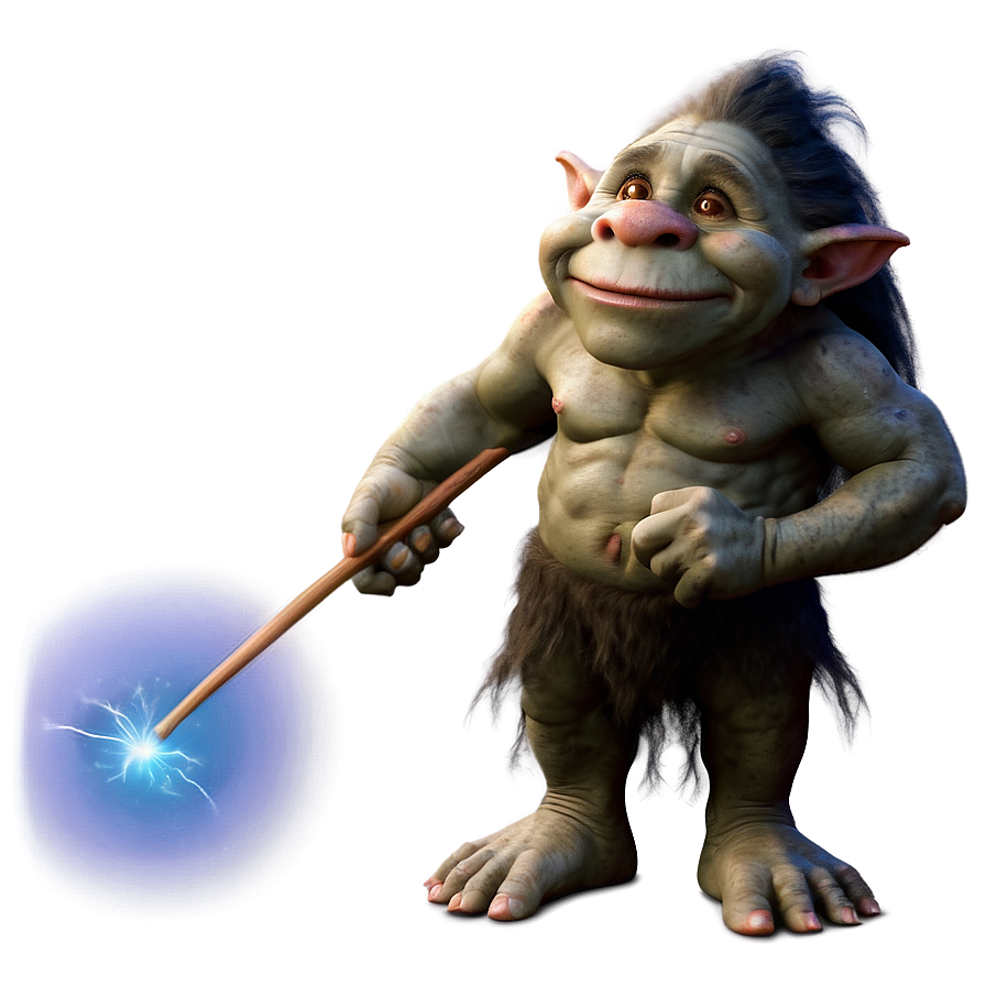 Troll With Magic Wand Png 05232024 PNG image