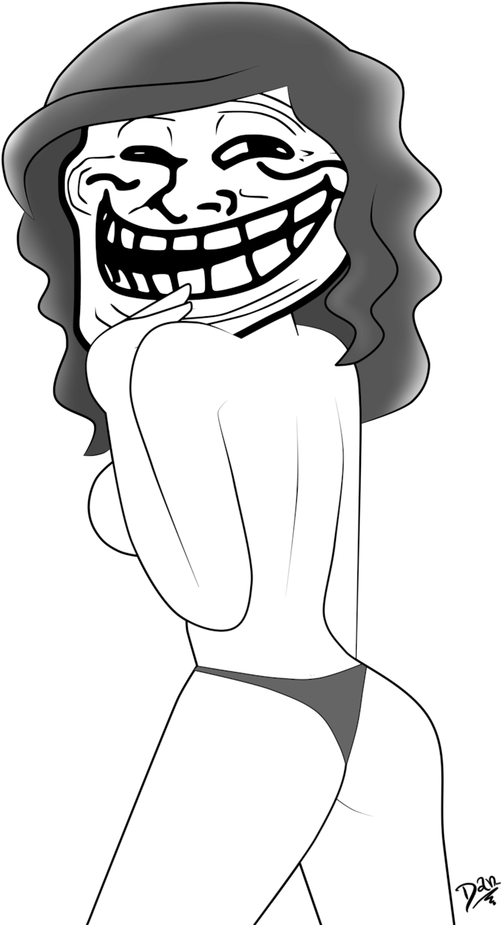 Trollface_ Meme_ Mashup PNG image