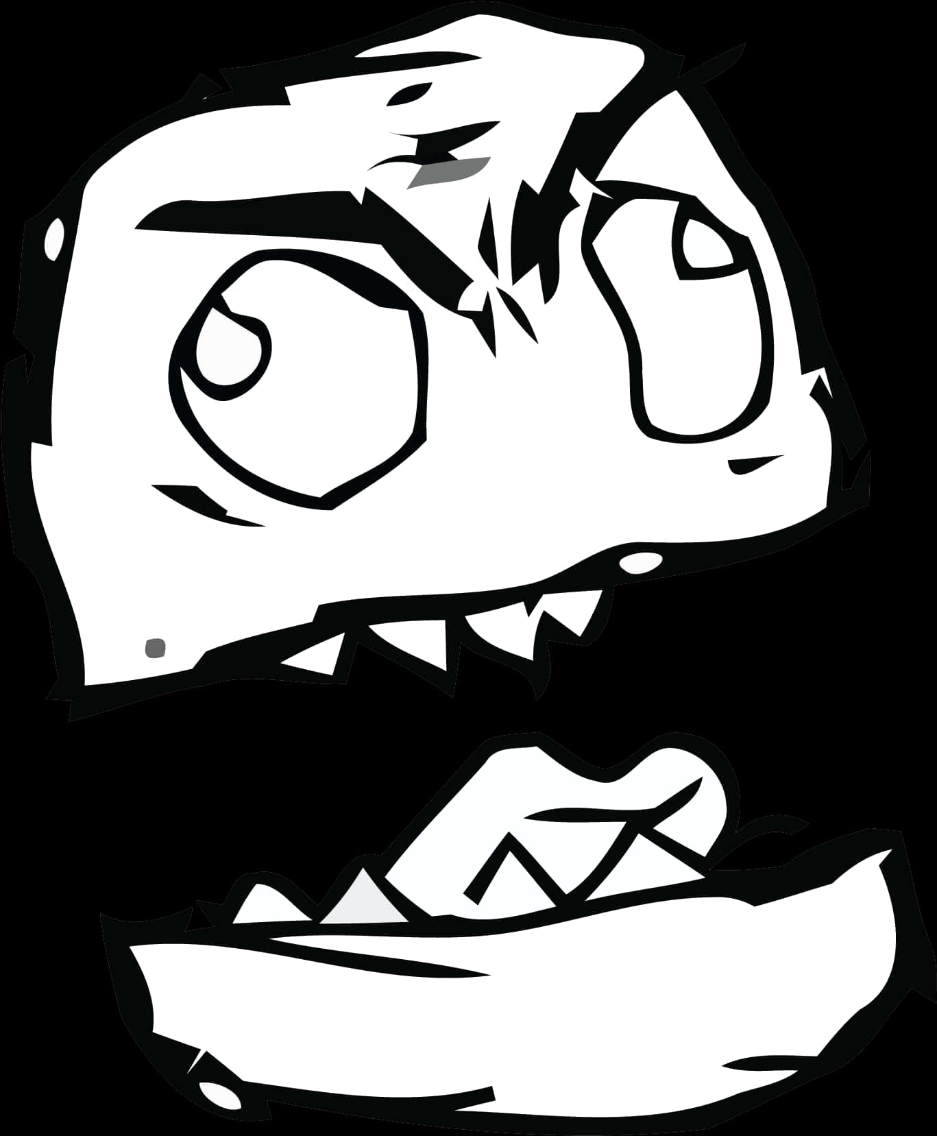 Trollface_ Meme_ Vector PNG image