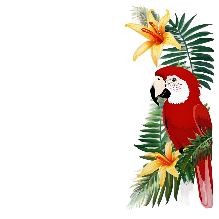 Tropical Adventure Frame Png Uma PNG image