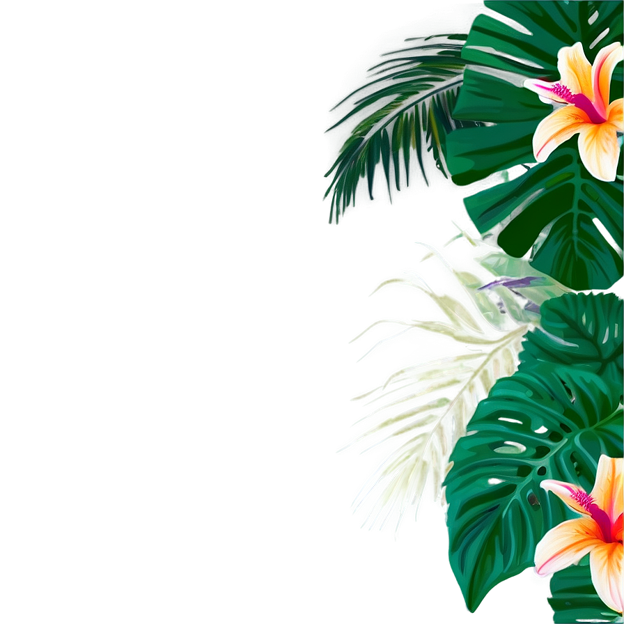 Tropical Aloha Background Png 06272024 PNG image