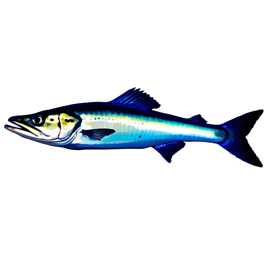 Tropical Barracuda Fish Png Lth37 PNG image