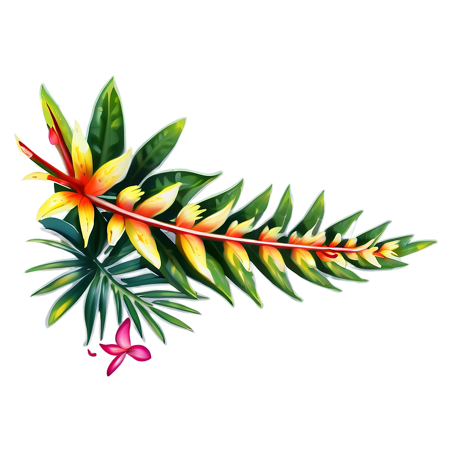 Tropical Bliss Border Png 06272024 PNG image