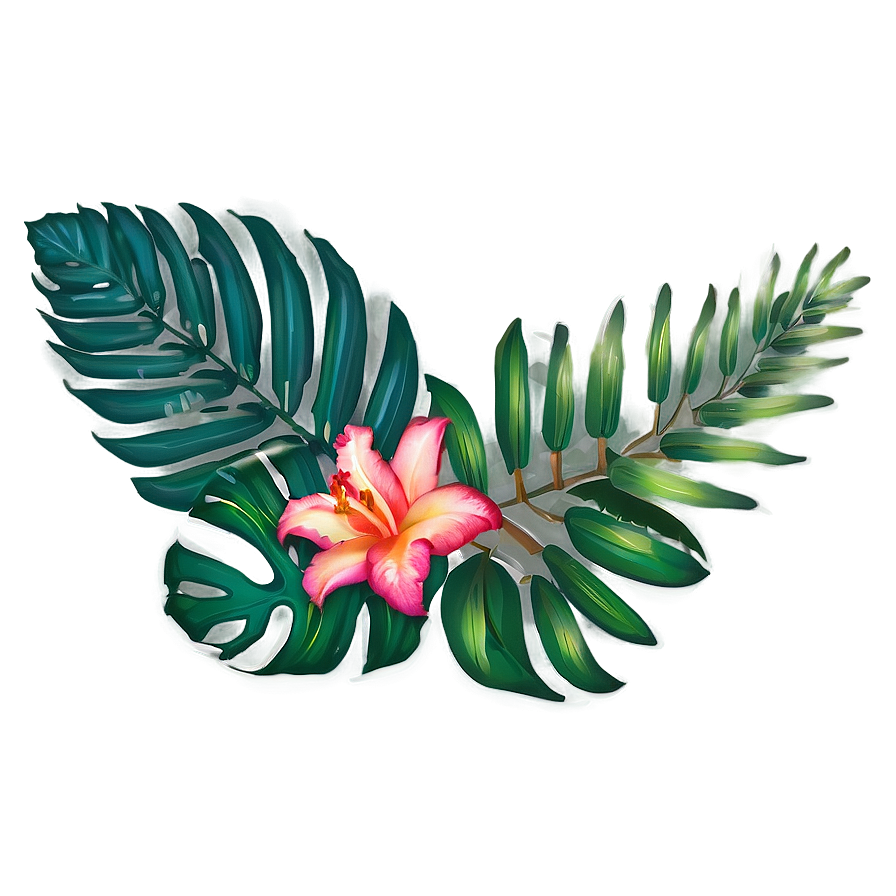 Tropical Border B PNG image