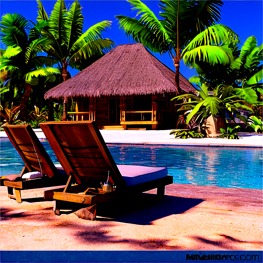 Tropical Bungalow Paradise Png 72 PNG image