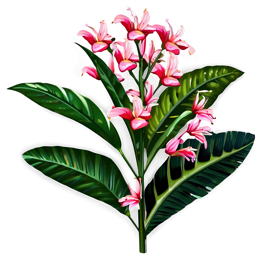 Tropical Flower Stem Png Vqa83 PNG image