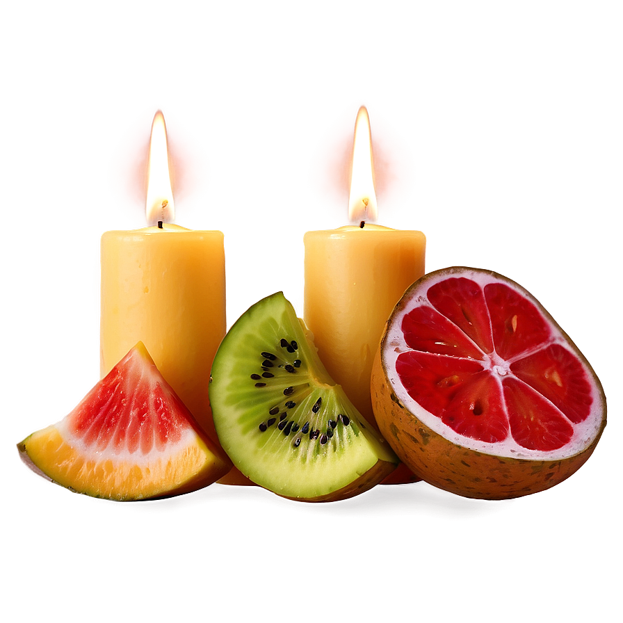 Tropical Fruit Candle Png 05242024 PNG image