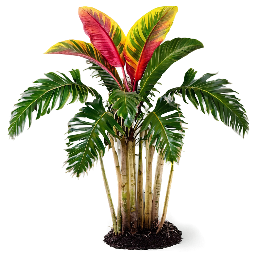 Tropical Garden Plants Png 06252024 PNG image