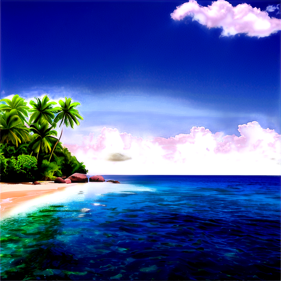 Tropical Island Escape Png Lro69 PNG image