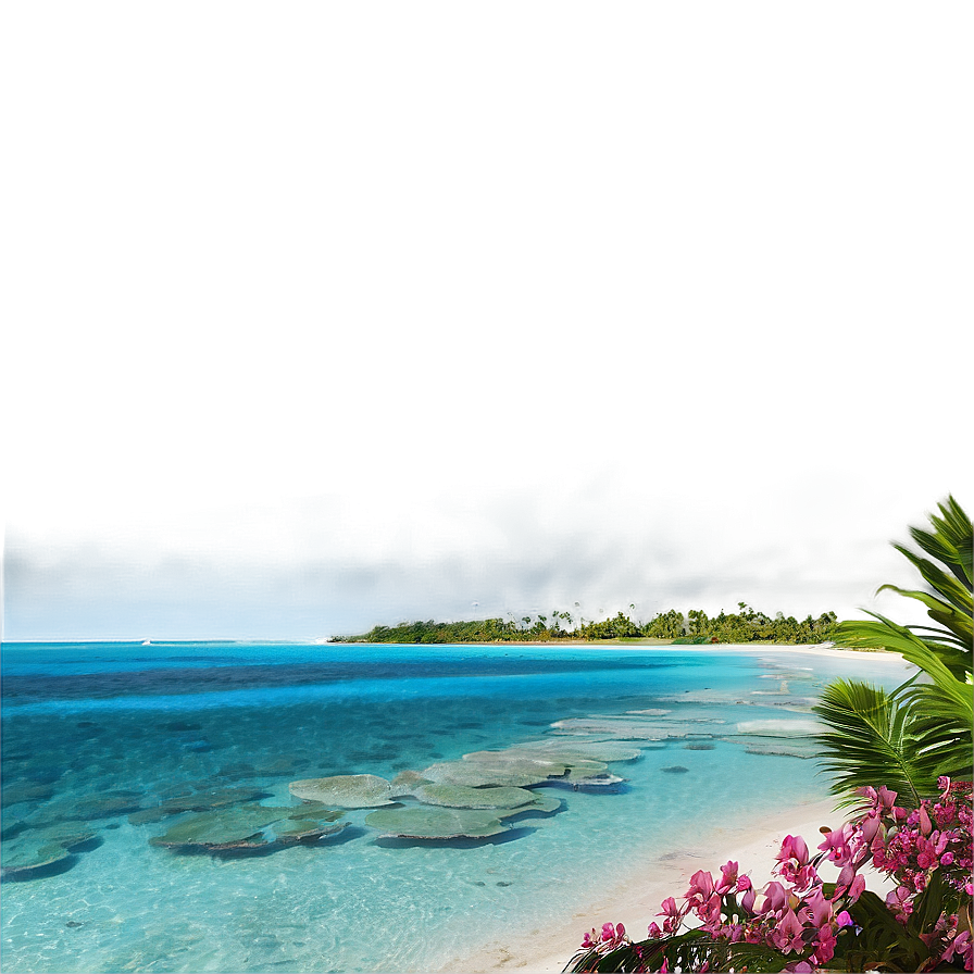 Tropical Island Escape Png Mjx PNG image