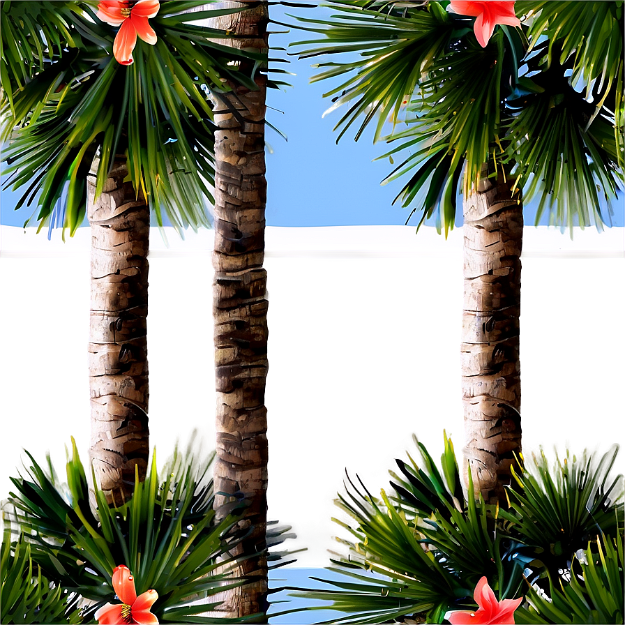 Tropical Island Palms Png Tmq60 PNG image