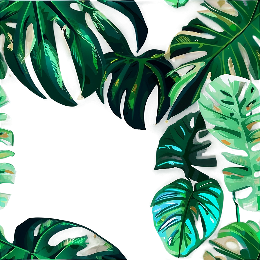 Tropical Leaf Background Png Ocu PNG image