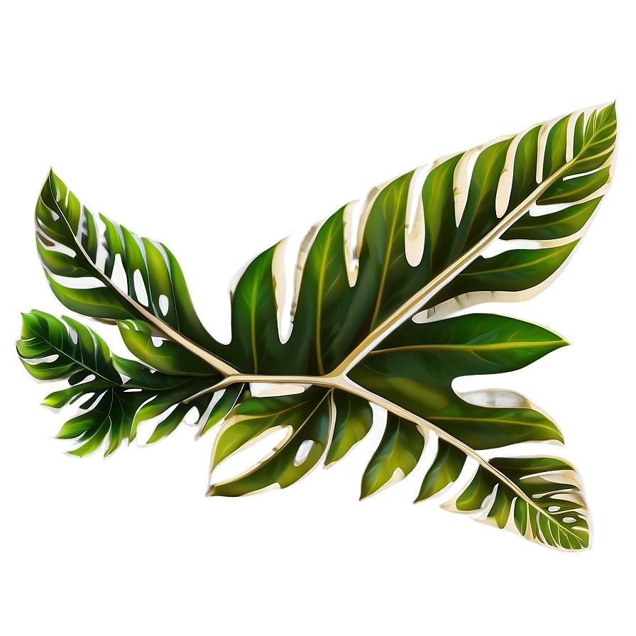 Tropical Leaf Border Png Poo PNG image