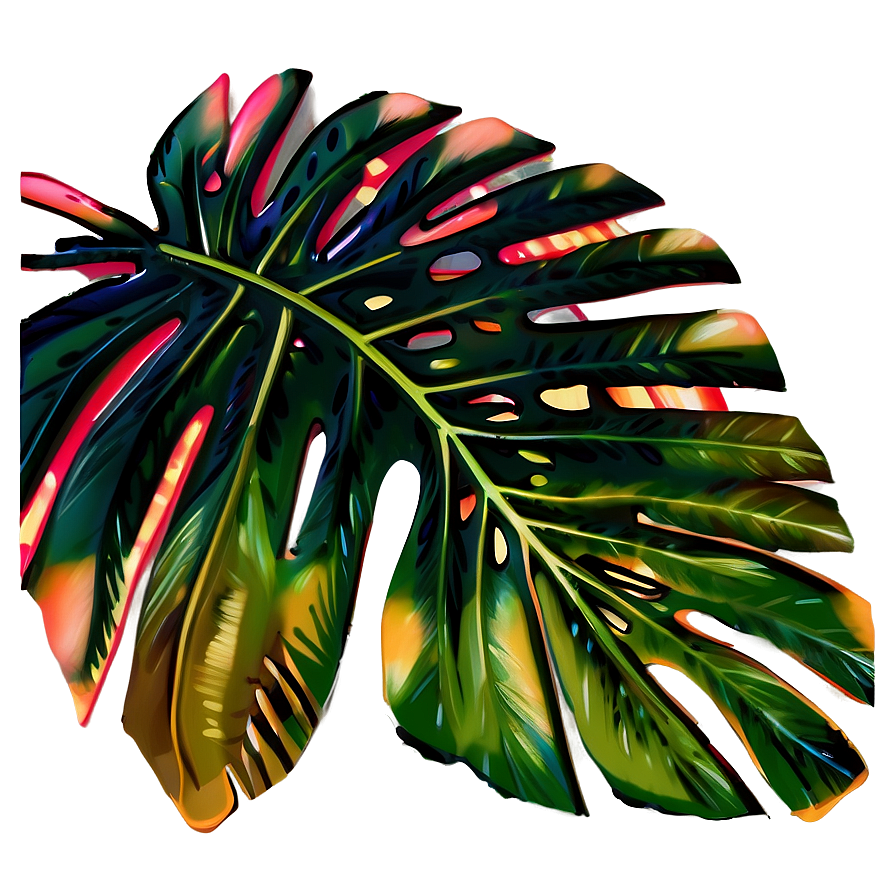 Tropical Leaf Fill Png 21 PNG image