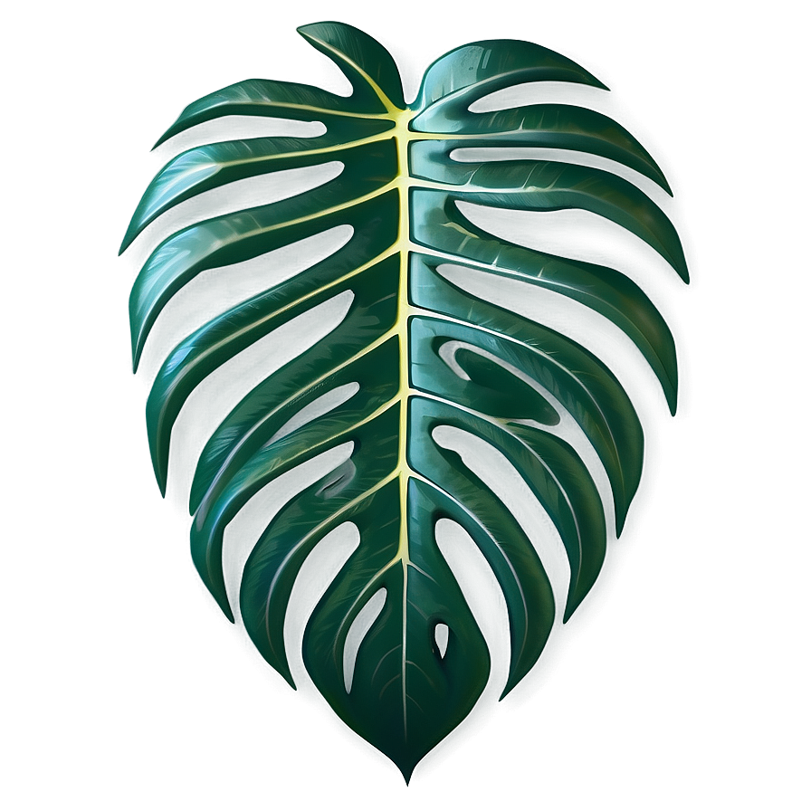 Tropical Leaf Flat Design Png Kmn PNG image