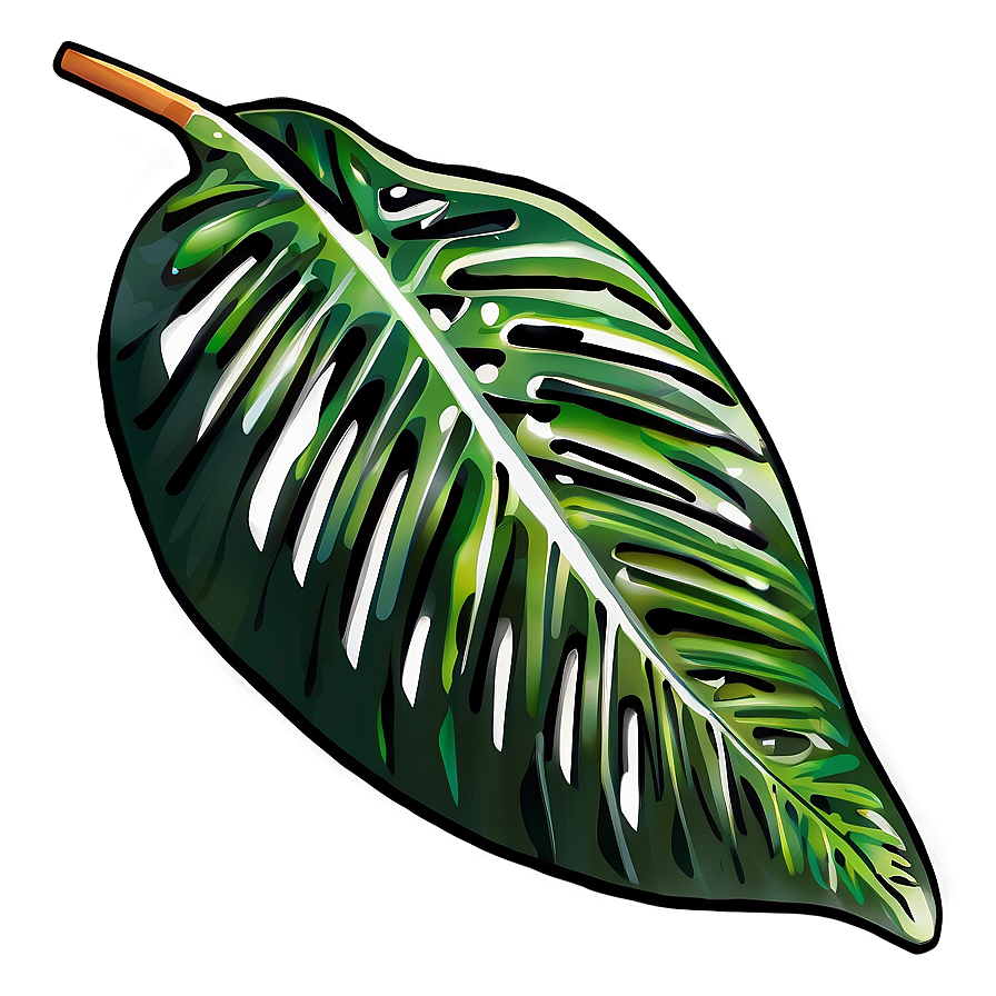 Tropical Leaf Icon Png 11 PNG image