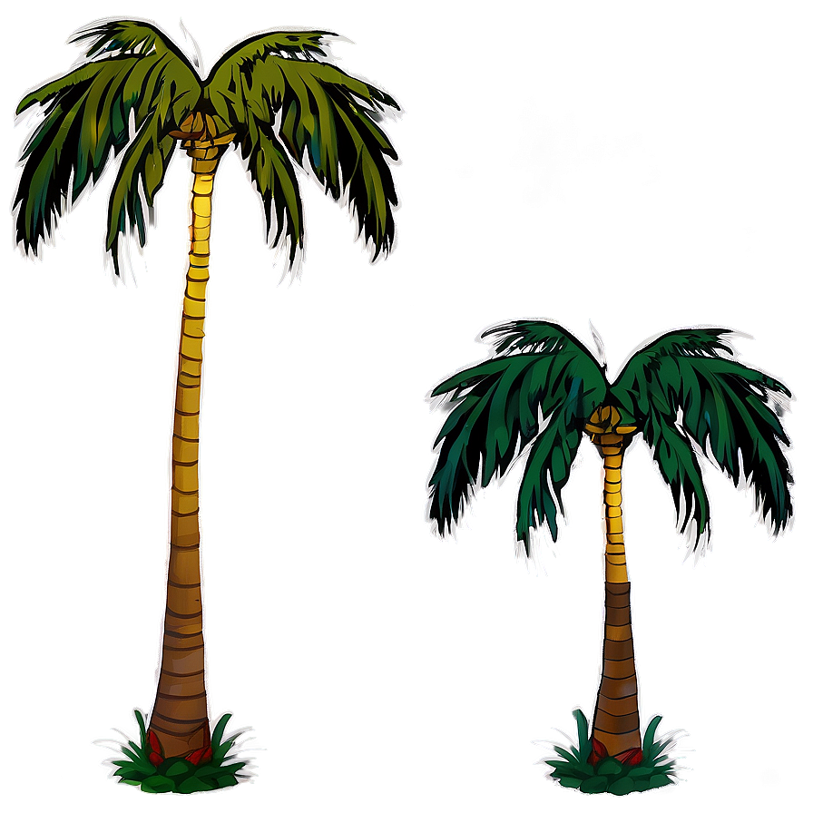 Tropical Palm Tree Png 04292024 PNG image