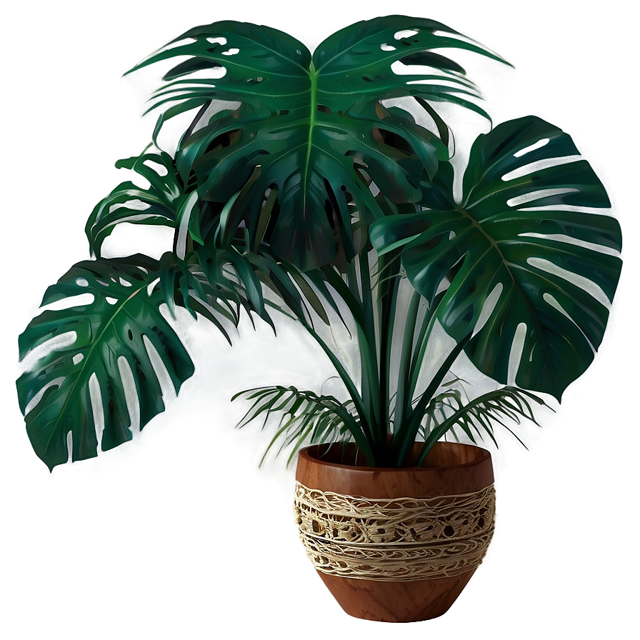 Tropical Plant Arrangement Png 06252024 PNG image