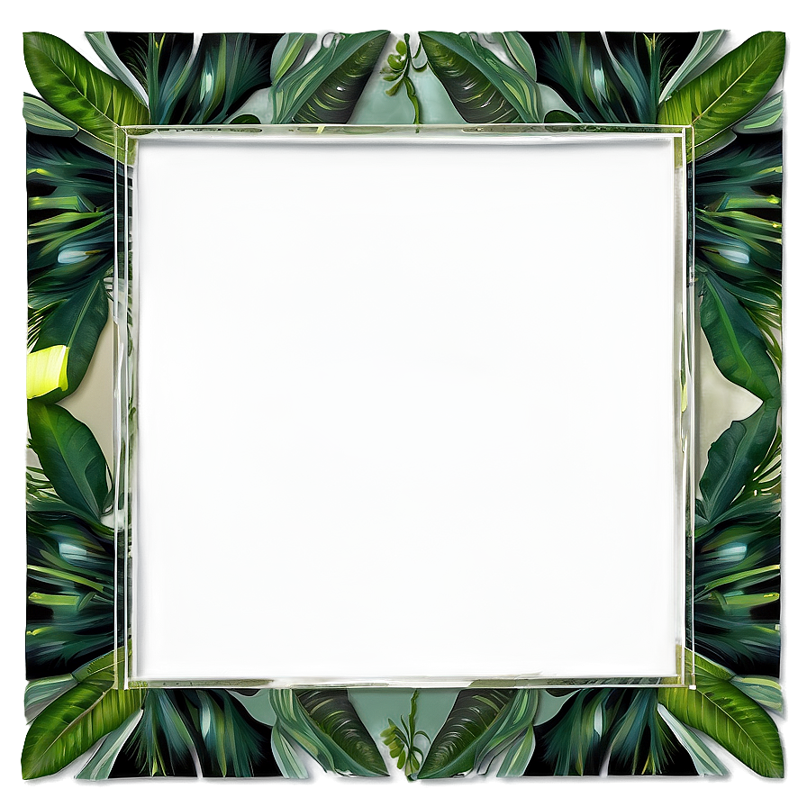 Tropical Retreat Frame Png Don2 PNG image