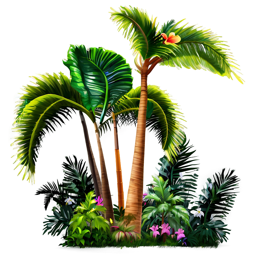 Tropical Trees Png Wji PNG image