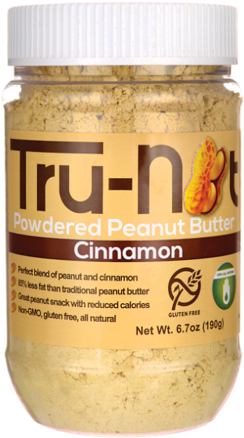 Tru Nut Powdered Peanut Butter Cinnamon PNG image