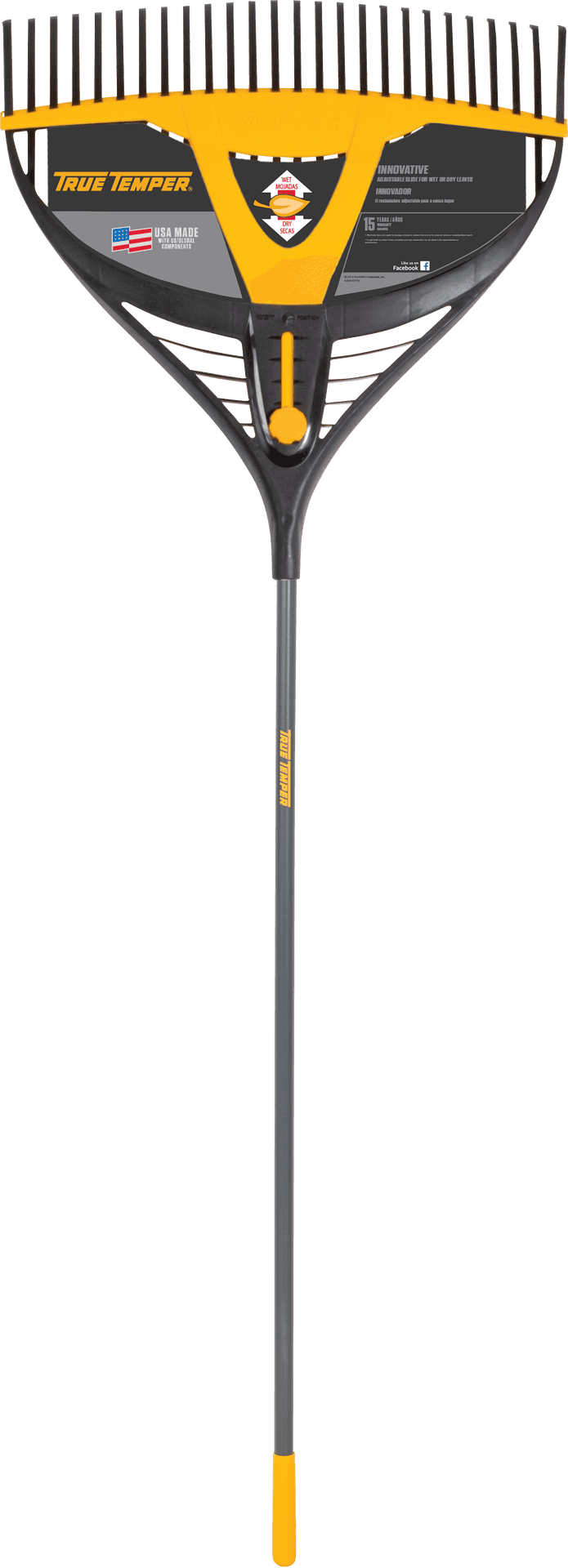 True Temper Leaf Rake Product Image PNG image