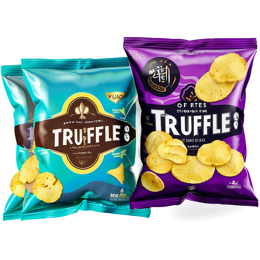 Truffle Flavored Chips Png Cbq PNG image