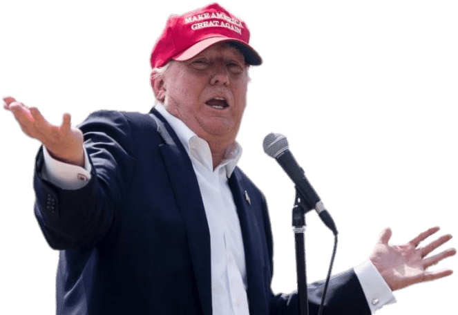 Trump Speakingat Event PNG image