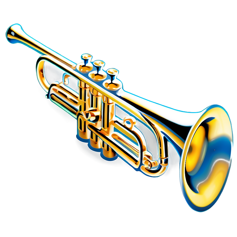 Trumpet Outline Png 49 PNG image