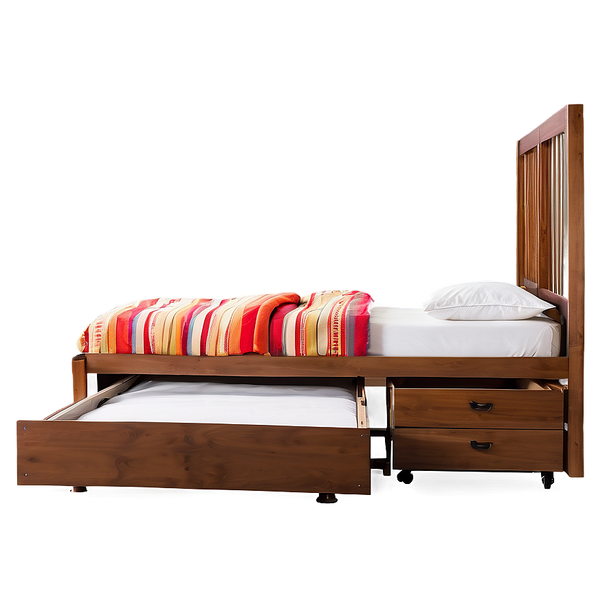 Trundle Bed For Small Spaces Png Iwv85 PNG image