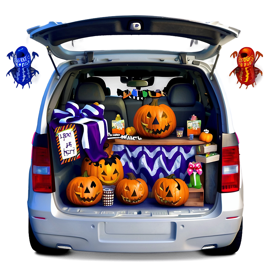 Trunk Or Treat Layout Png 06122024 PNG image