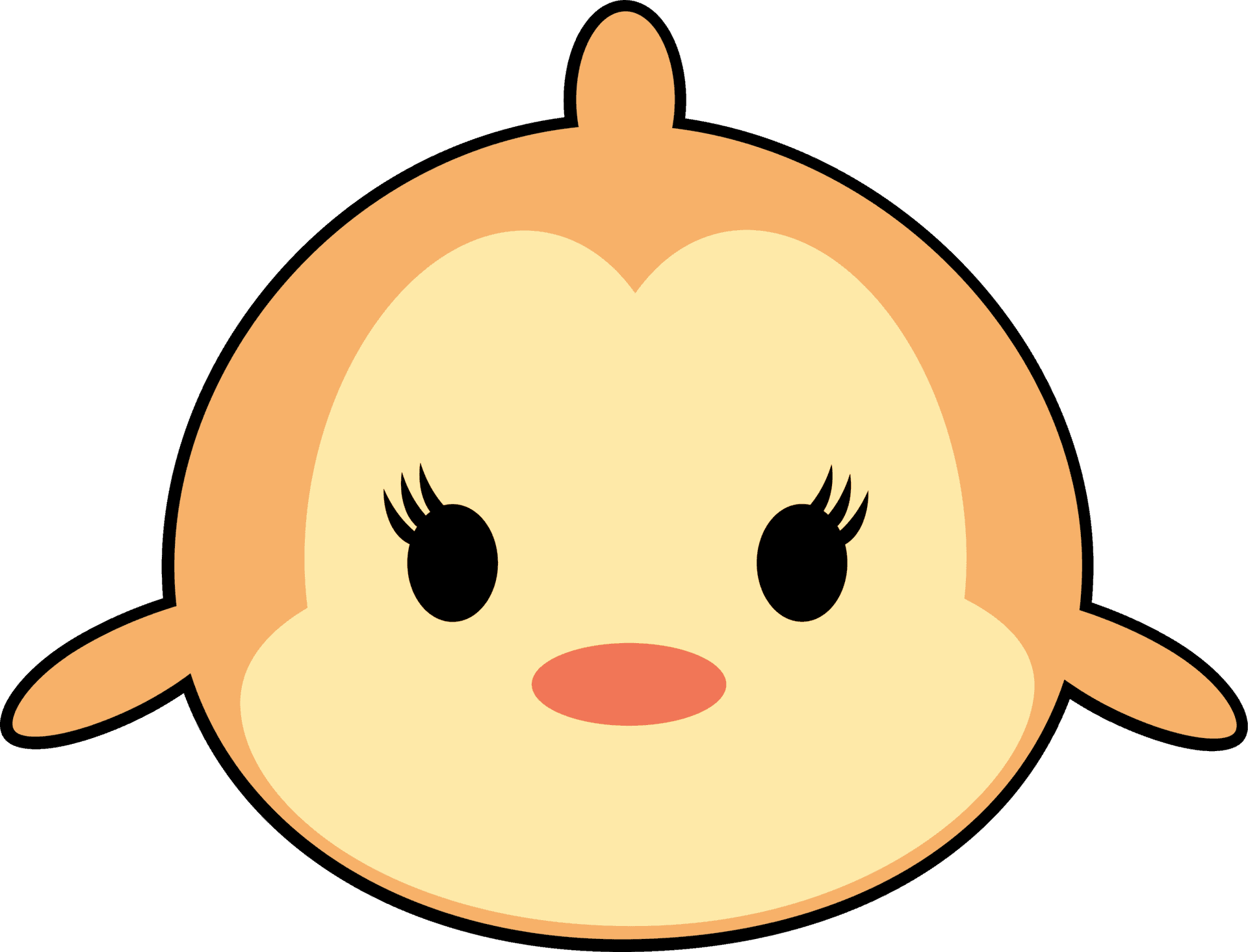Tsum Tsum_ Character_ Face_ Vector PNG image