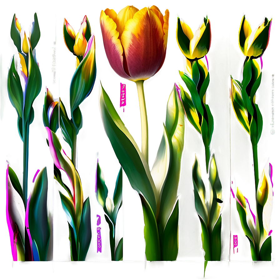 Tulip Stem Png 20 PNG image