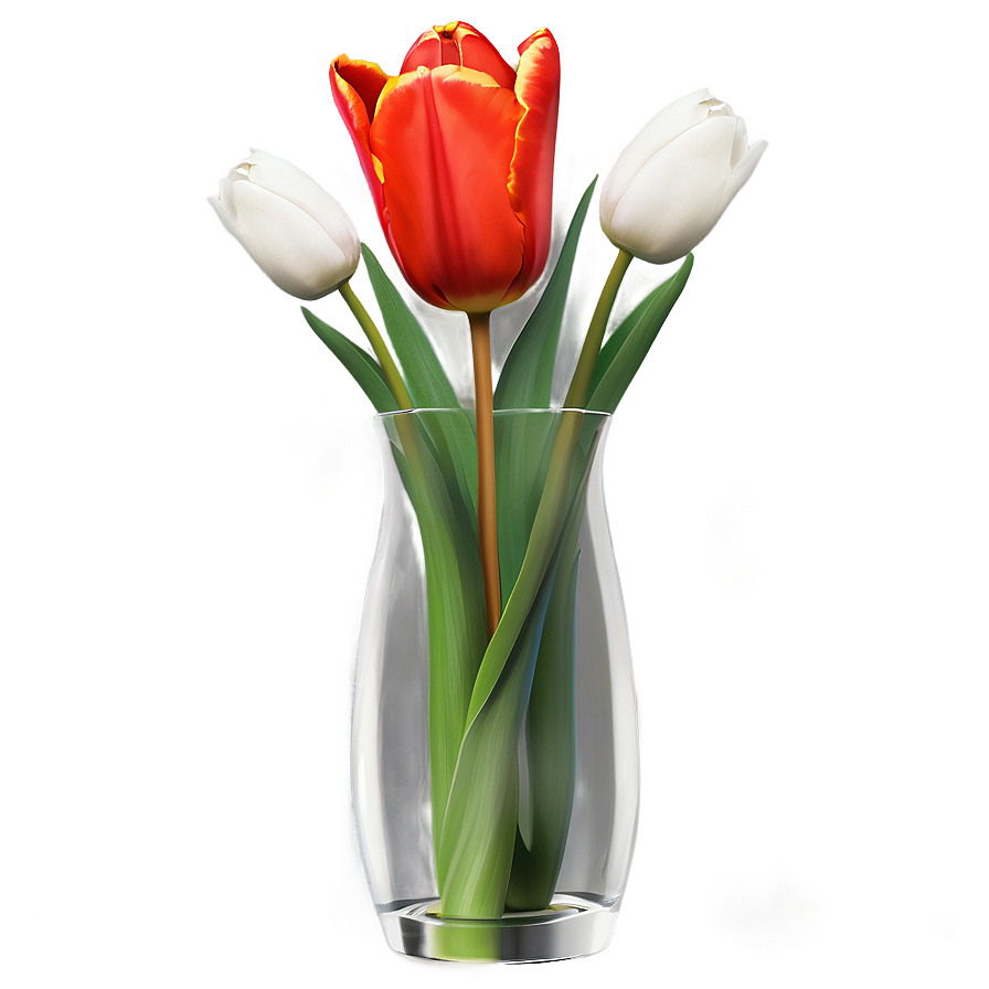 Tulip Vase Png Caw58 PNG image