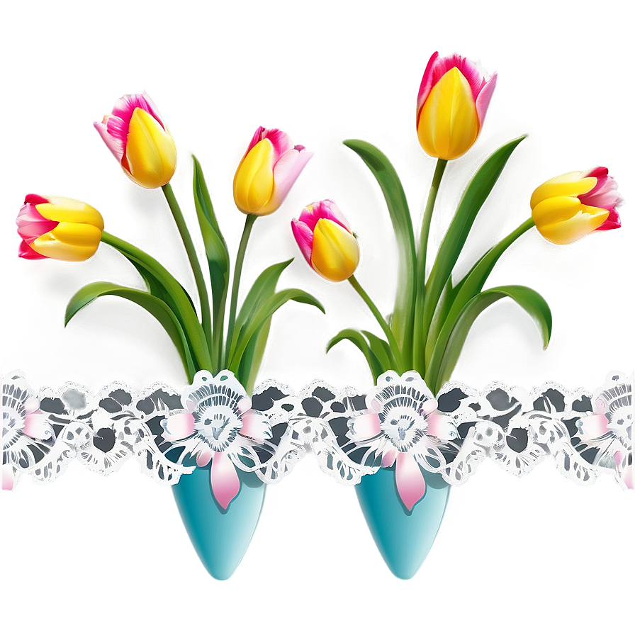 Tulips And Lace Png 05242024 PNG image