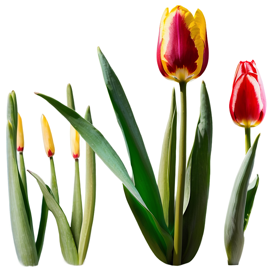 Tulips In The Fog Png Tok75 PNG image