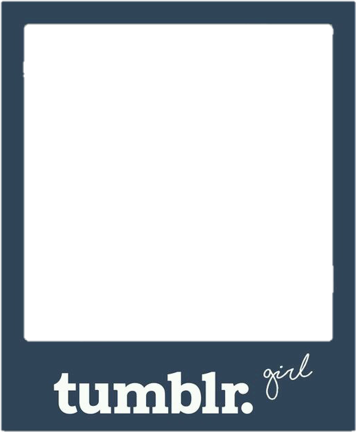 Tumblr Logo Border Design PNG image