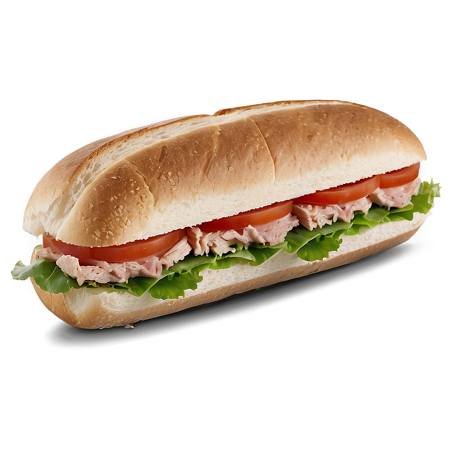 Tuna Sub Sandwich Png Cbq34 PNG image