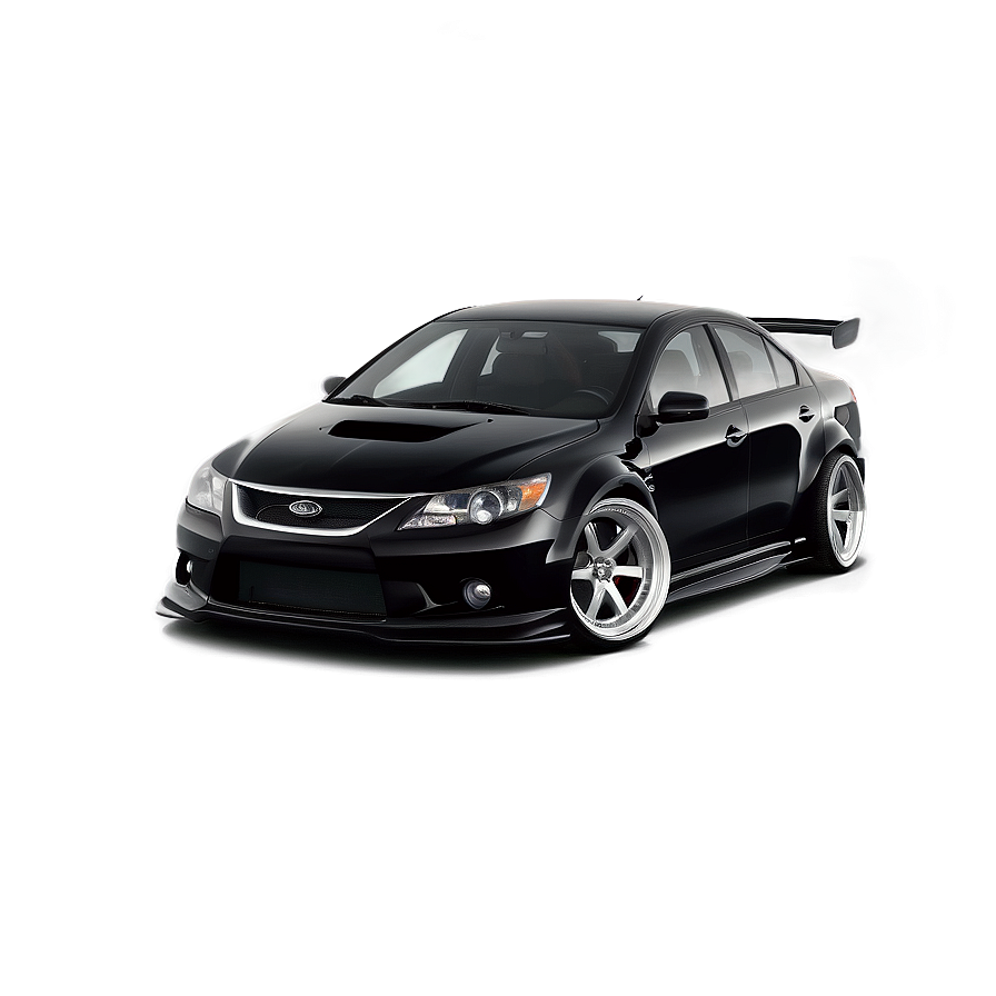 Tuned Black Car Png 78 PNG image