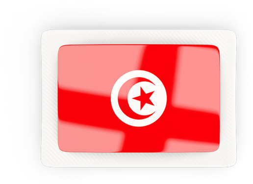 Tunisian Flag Graphic PNG image