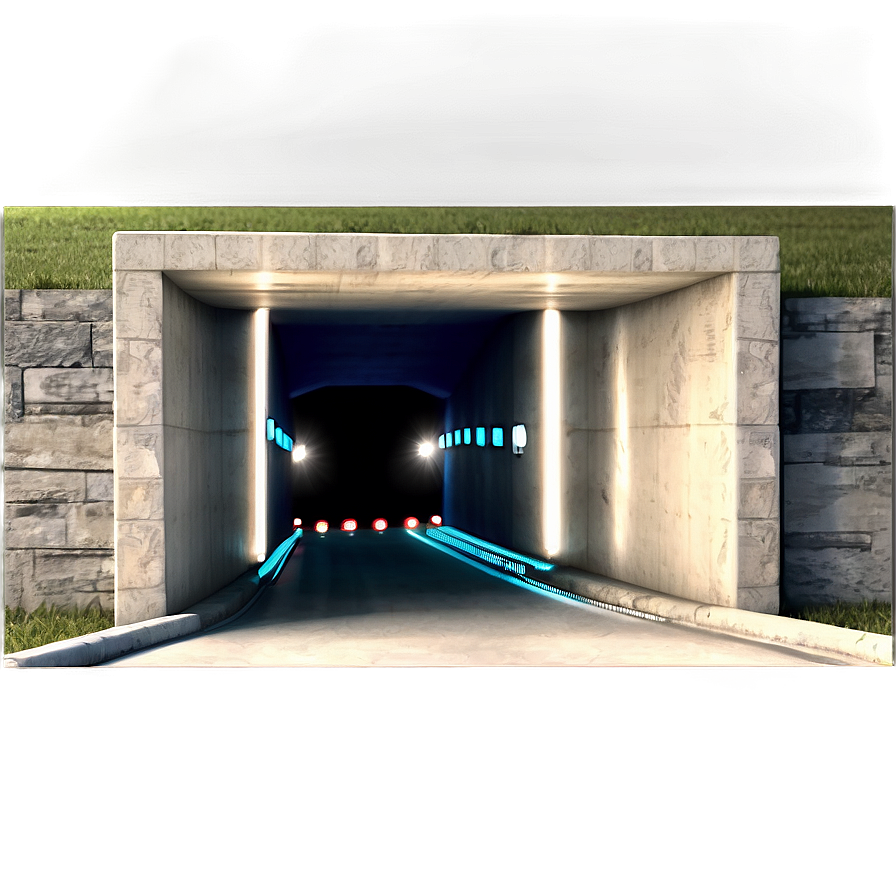 Tunnel With Led Lights Png 97 PNG image