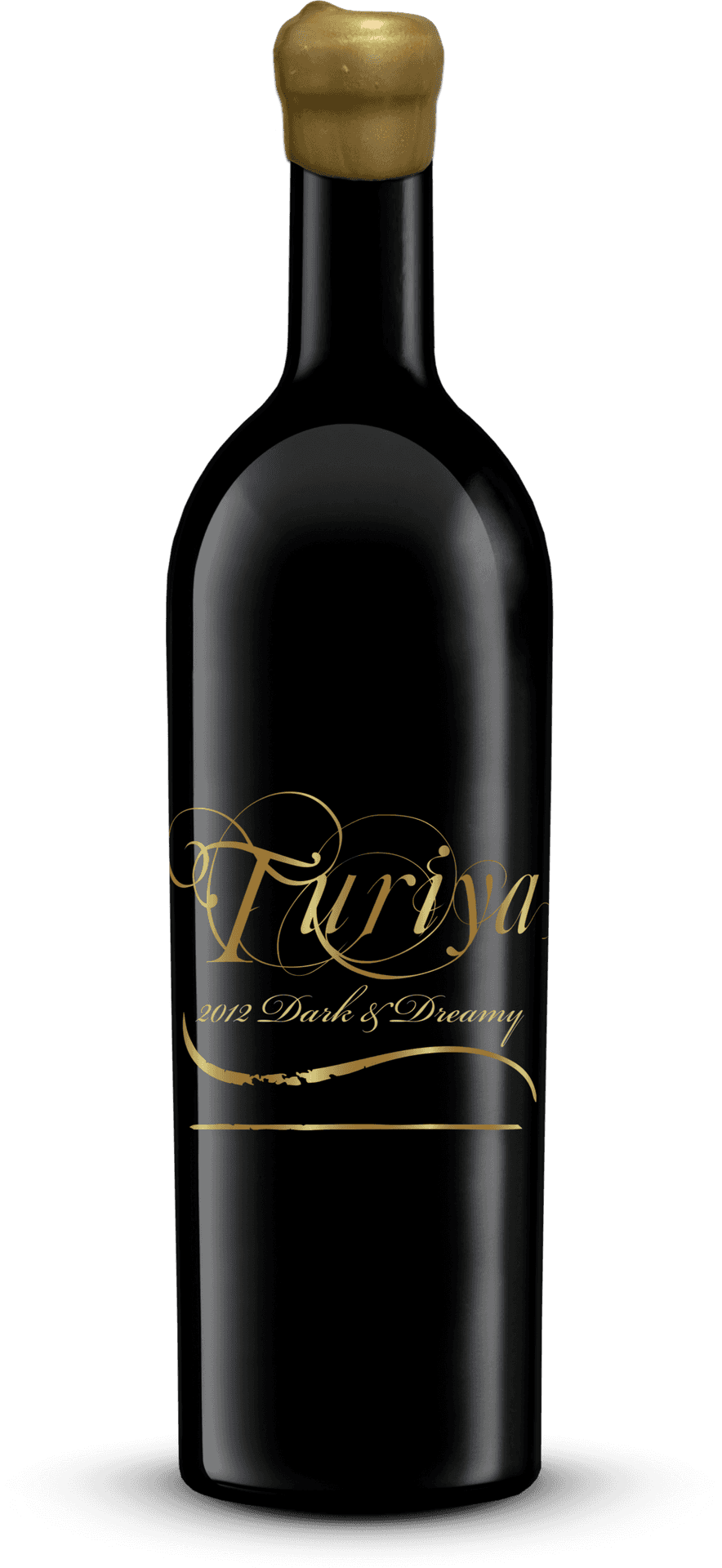 Turiya Wine Bottle2012 Darkand Dreamy PNG image