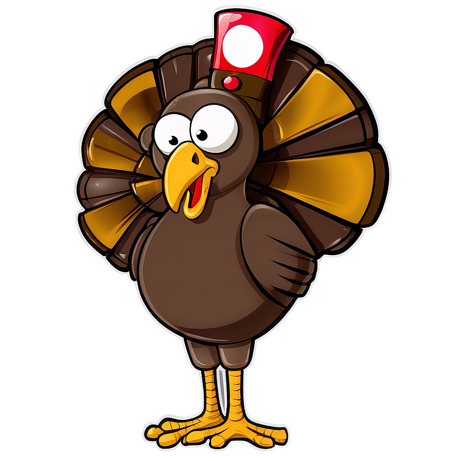 Turkey Cartoon D PNG image