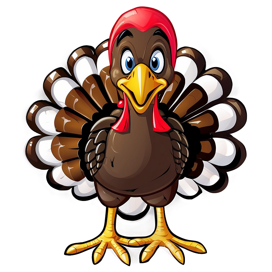 Turkey Cartoon Mascot Png 16 PNG image