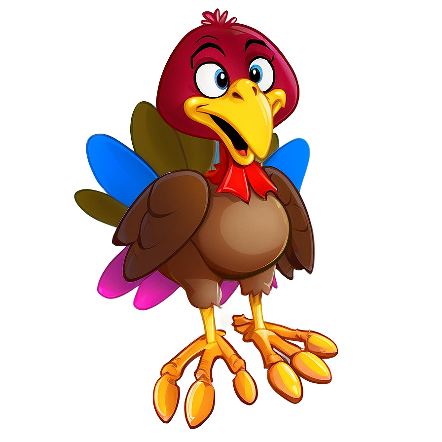 Turkey Cartoon Mascot Png 97 PNG image